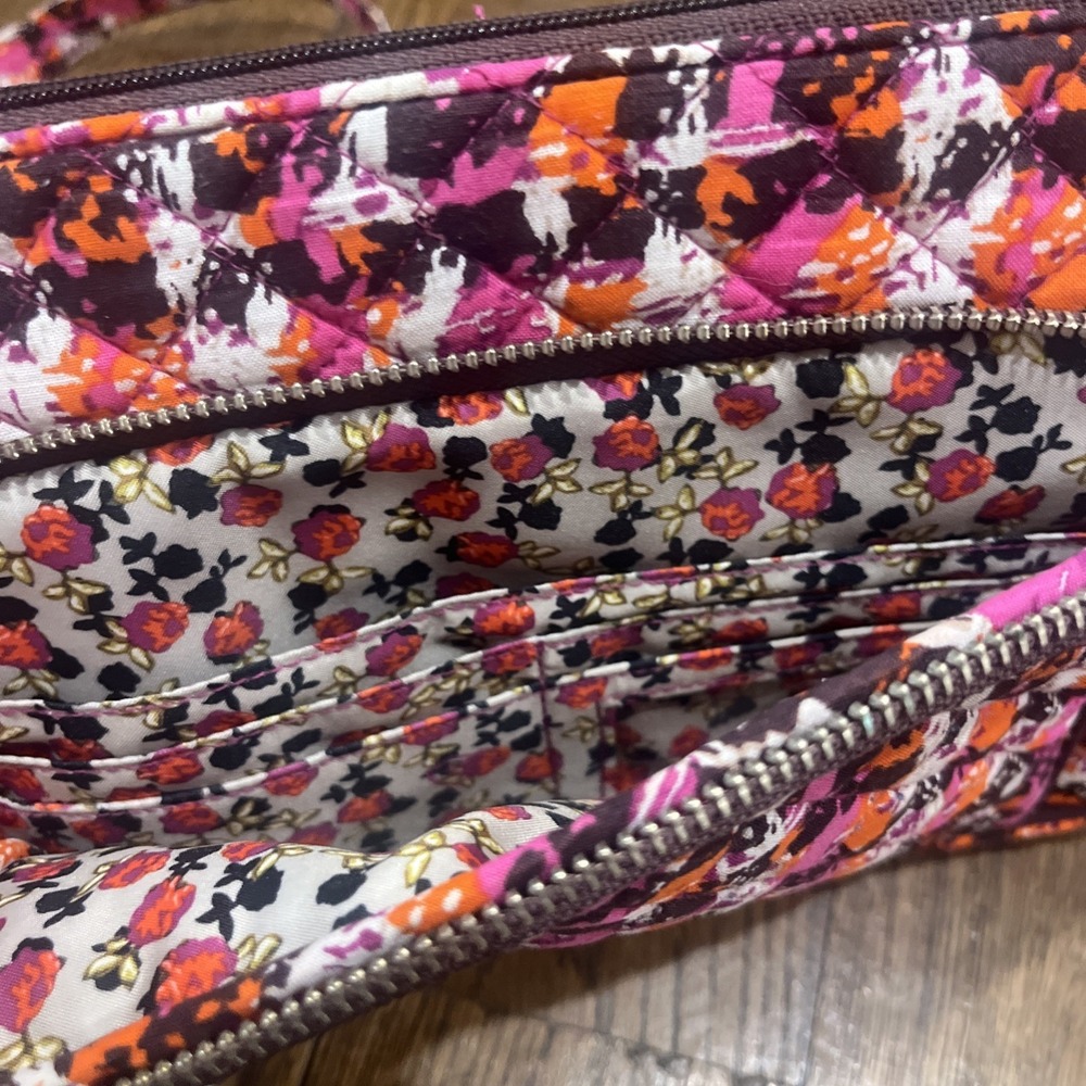 Vera Bradley Iconic RFID Little Hipster Crossbody Bag Purse Houndstooth Tweed - Picture 7 of 10